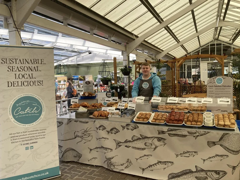 The Fabulous Catch Company’s fish products at a previous Marque market
